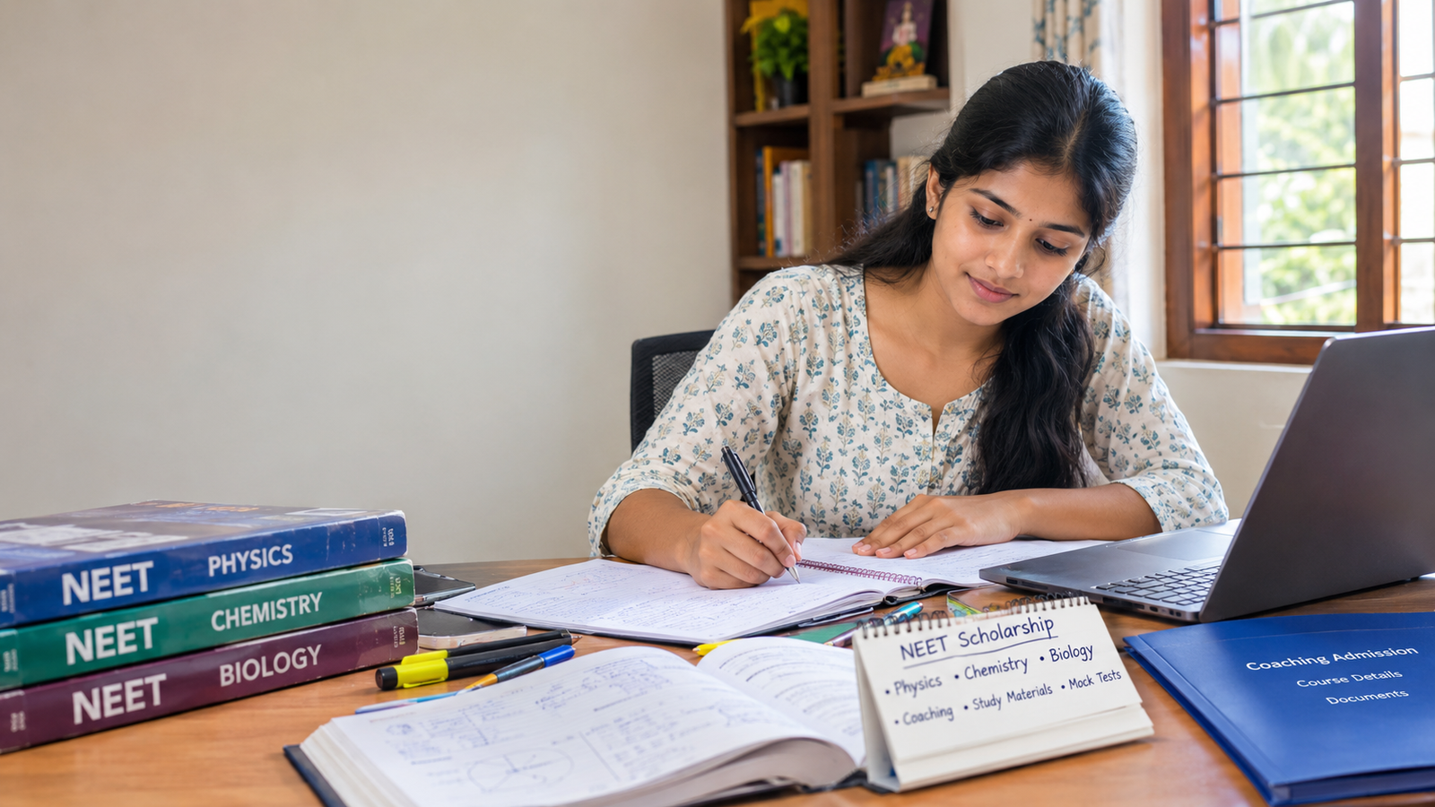 NEET coaching scholarship for girls